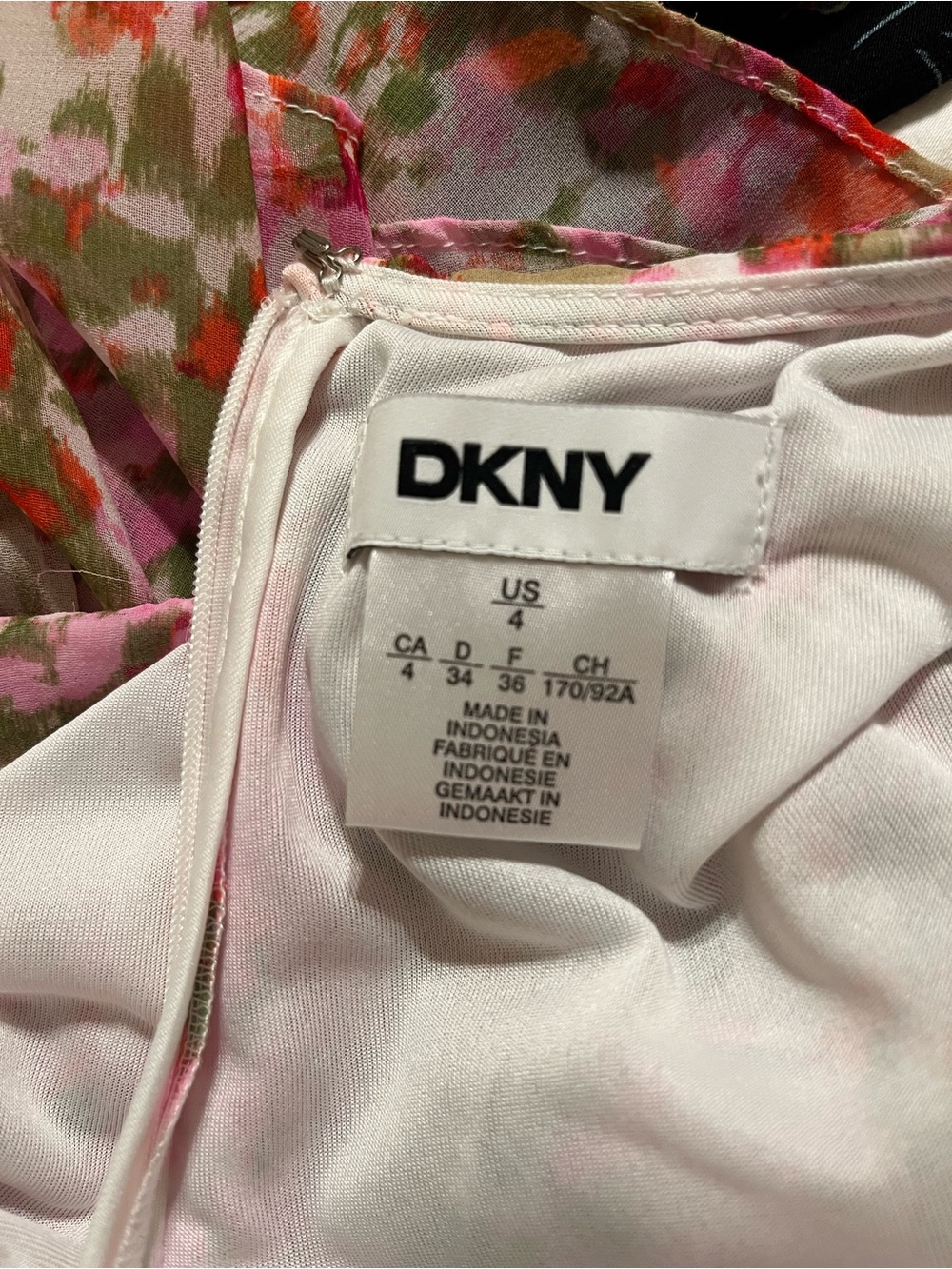 DKNY floral faux wrap dress - Picture 7 of 8